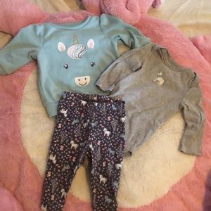 Carters 3 piece outfit